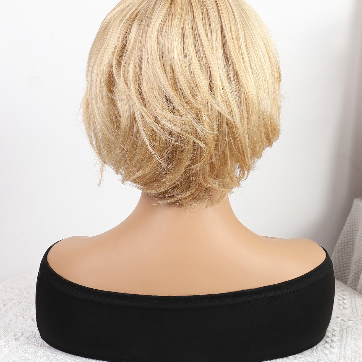 Fibra química al por mayor bob cabello pelucón mecánico pelucón cubierta de pelo