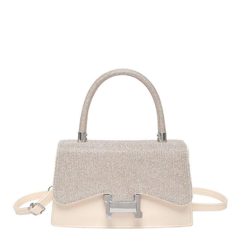 Modesta pequeña atmósfera fresca y simple bolso cuadrado de verano 2025, nueva dama sensación de estilo extranjero dulce mochila de hombro