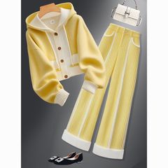 韓国系は春の服の高級感があります。