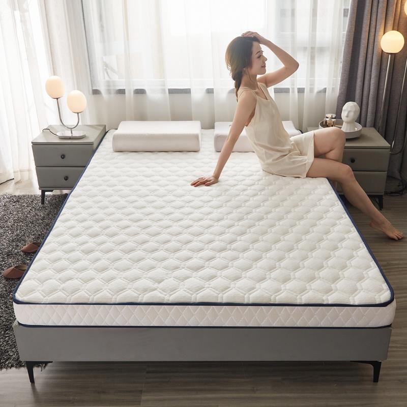 2023 New Latex Mattress with 3D Knitted Hexagonal Memory Foam Soft Pad for Tatami Student Single Bed