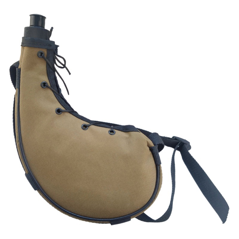 Olla de camuflaje para deportes al aire libre, la tetera de cintura se puede colgar en la parte posterior de la tetera portátil del desierto, la tetera de entrenamiento táctico de entrenamiento militar