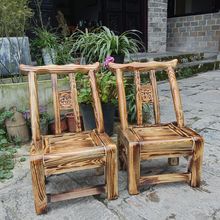 批发松木椅实木农村老式餐椅儿童农家乐饭店椅换鞋凳喂奶家用靠背