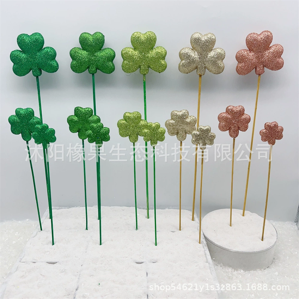 Ирландия, Национальный день Святого Патрика, Золотой пенный клевер (5 цветов)