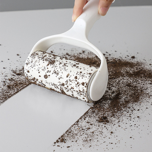 Hair sticking device household roller hair removal artifact roller brush roll paper tearable paper replaceable clothes dust removal roller wholesale