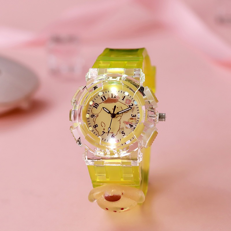 Precise yellow doll, light watch, watch strap, 3D