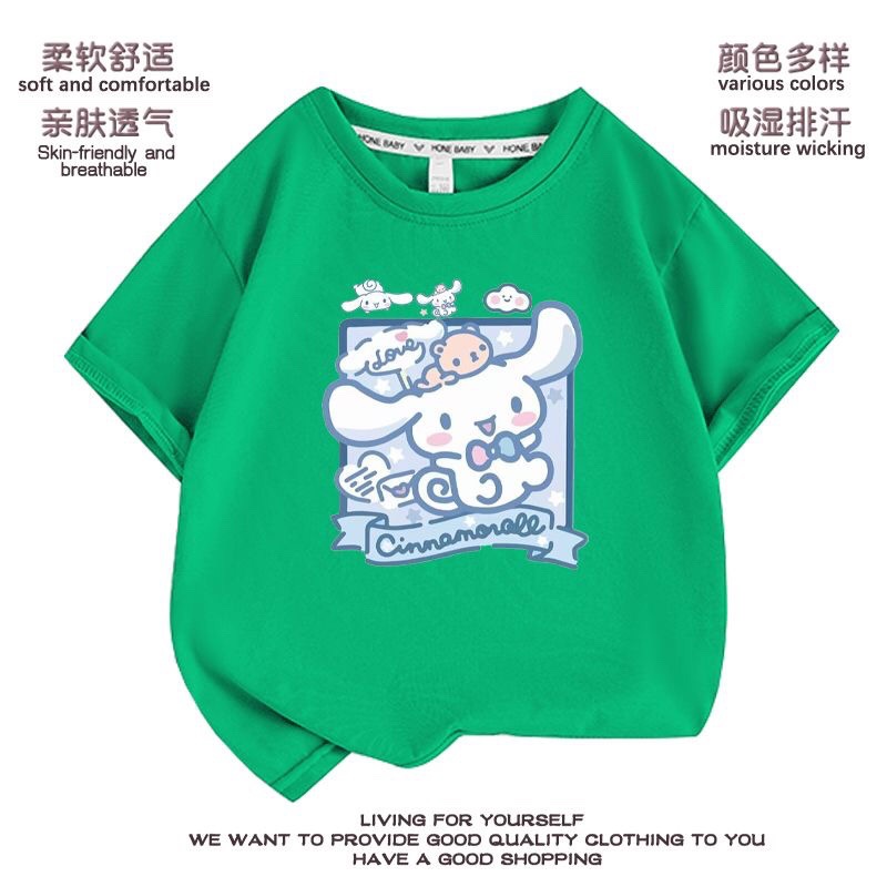 Yugui ropa para perros Camiseta de manga corta para niñas perro de oreja grande estilo occidental verano 2023 suelta media manga superior ropa para niños 9