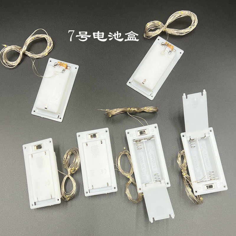 Customized 2 Aa Battery Box Quick Proofing Crafts Embedded Base Copper Wire Lamp Led Christmas Tree Light String Customized 2 Aa Battery Box Quick Proofing Crafts Embedded Base Copper Wire Lamp Led Christmas Tree Light String