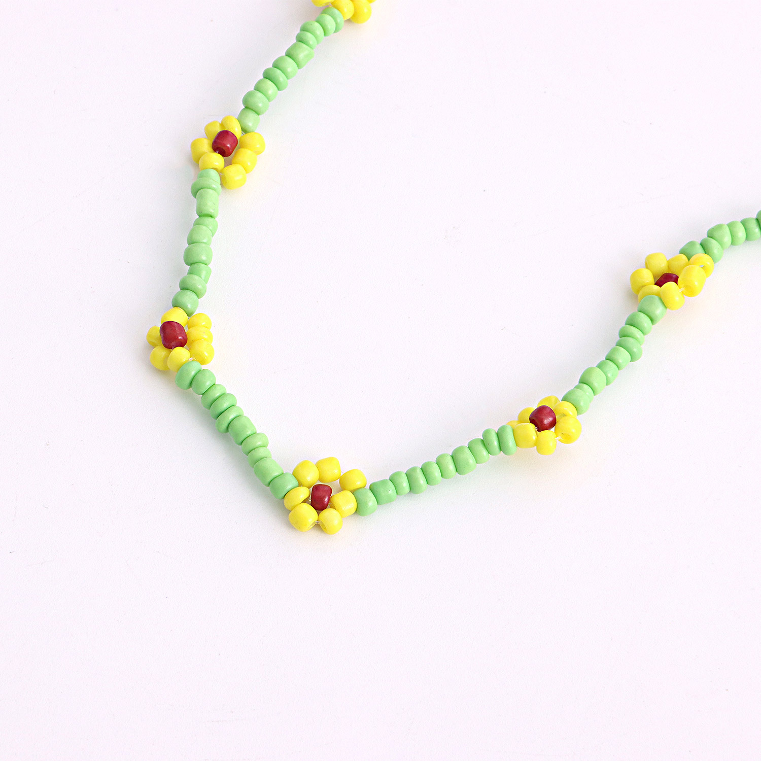 Fashion Flower Beaded Anklet