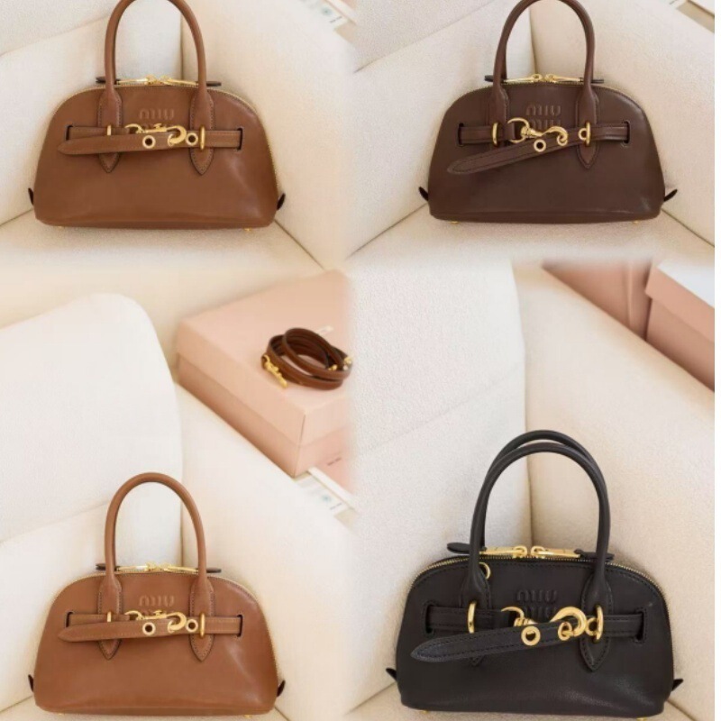 Miu Autumn and Winter Hot-Selling Small Shell-Shaped Handbag, Vintage Versatile Shoulder and Crossbody Commuter Women's Bag Miu Autumn and Winter Hot-Selling Small Shell-Shaped Handbag, Vintage Versatile Shoulder and Crossbody Commuter Women's Bag