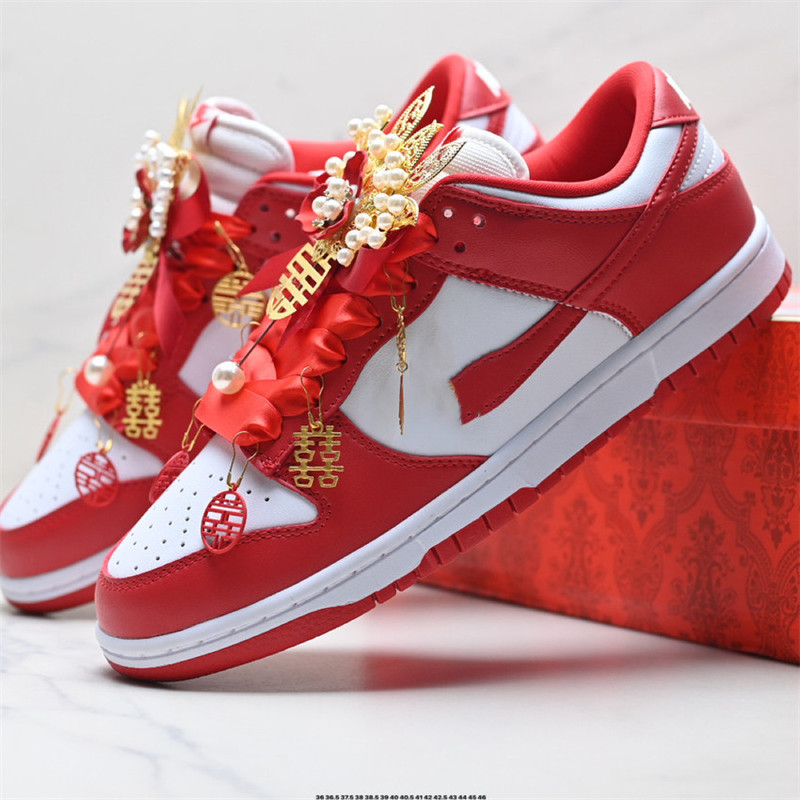 Putian Shoes 26 Zodiac Year Aj Wedding Shoes Dunk Auspicious Festive Wedding Shoes Chinese Style New Retro Men's and Women's Sneakers Putian Shoes 26 Zodiac Year Aj Wedding Shoes Dunk Auspicious Festive Wedding Shoes Chinese Style New Retro Men's and Women's Sneakers