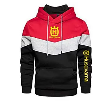 外贸跨境夏季新款logo机车车标男衣服拖拉机卫衣套头连帽厂家批发