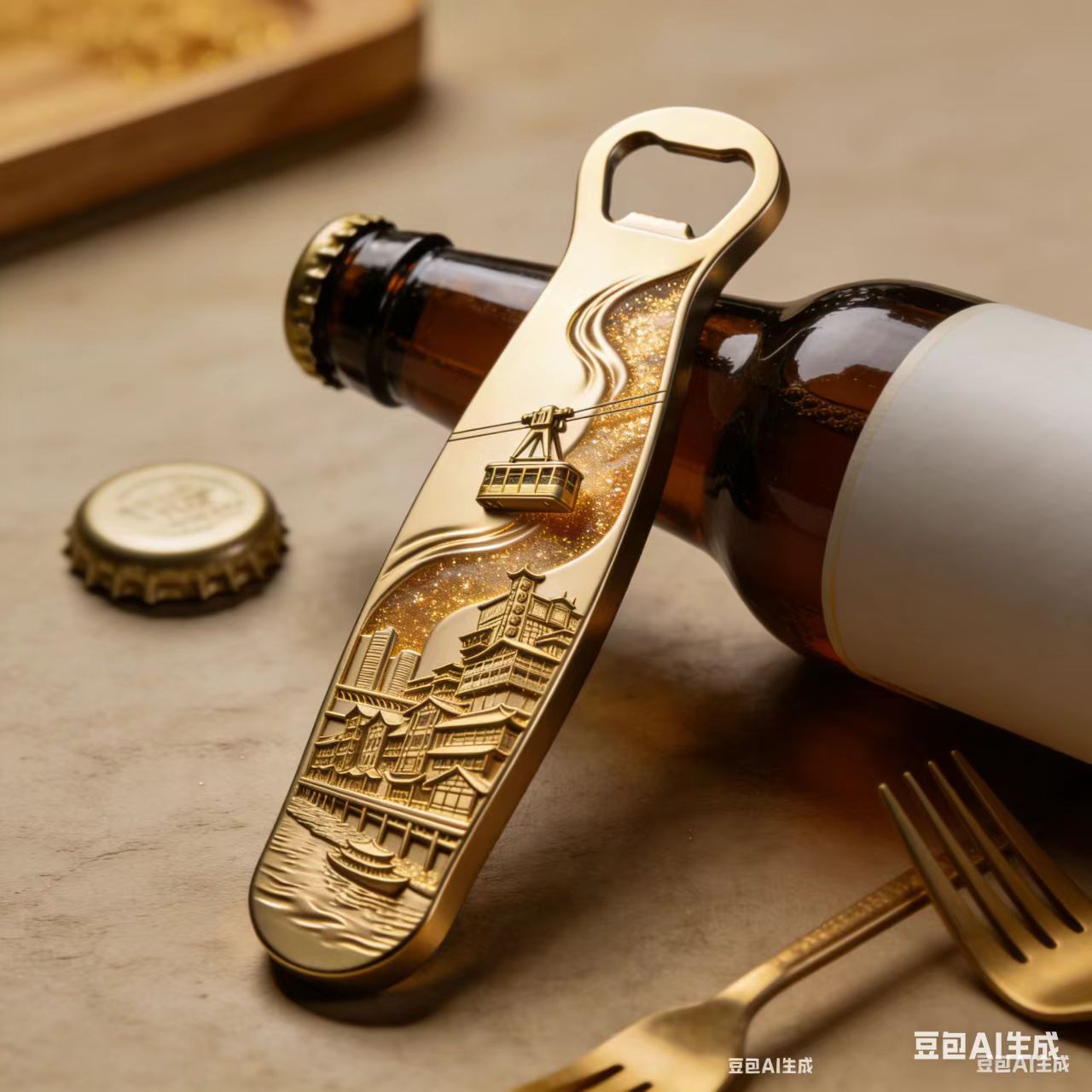 冰箱贴开瓶器定制金属3D浮雕景区文创个性强磁起子订做城市旅游订