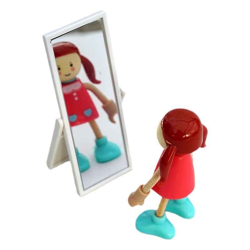 [En stock] mini vestidor espejo 1:12 decoración de la casa de muñecas mini muebles sala de tiro escena