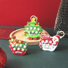 跨境圣诞儿童益智打地鼠游戏机幼儿玩具奖品钥匙扣挂件节日小礼品