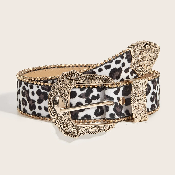 White cow pattern (one type) ingot buckle length 103