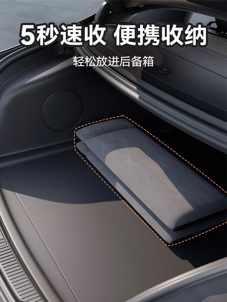 (2개) 접이식 자동차 뒷좌석 매트 자동차 잠자는 뒷좌석 자동차 어린이 여행 매트리스 자동차 뒷좌석 쿠션