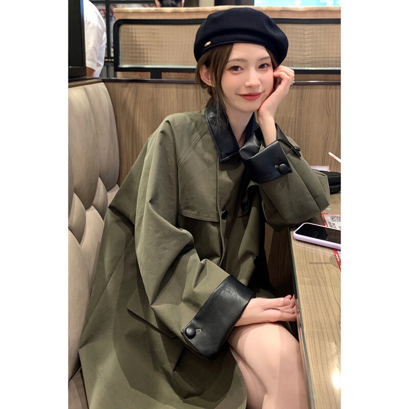 2025秋の新型感爆街の小衆減齢の綺麗な洋風の中の長男のウインドブレーカーの女性|undefined