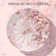 16骨三折遮阳伞彩胶防晒伞防紫外线手动晴雨两用太阳雨伞logo