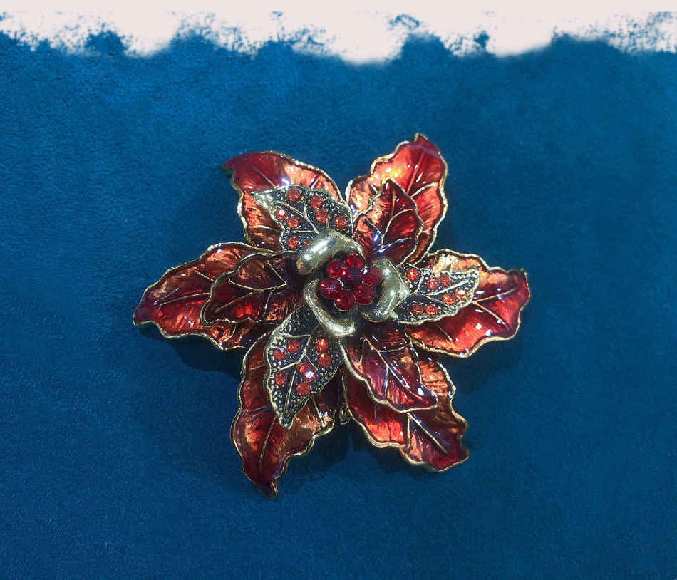 Retro Flower Alloy Plating Unisex Brooches display picture 10