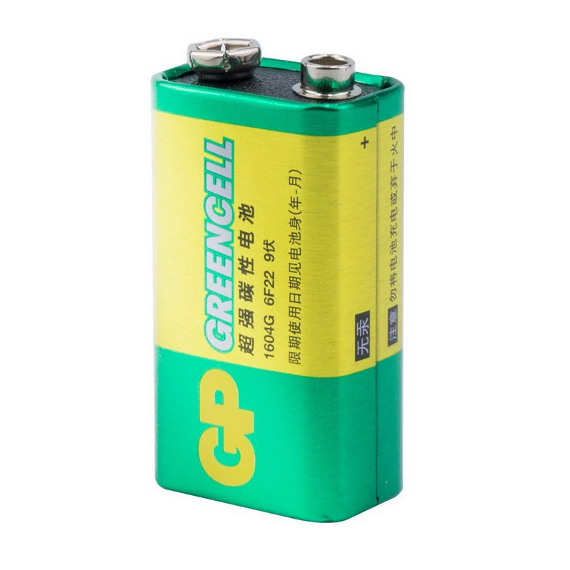 GP Superbord Green 9V Связанный универсальный заклинание звук скелет сенсор квадратный слой Сушильная батарея провод измеритель 6F22