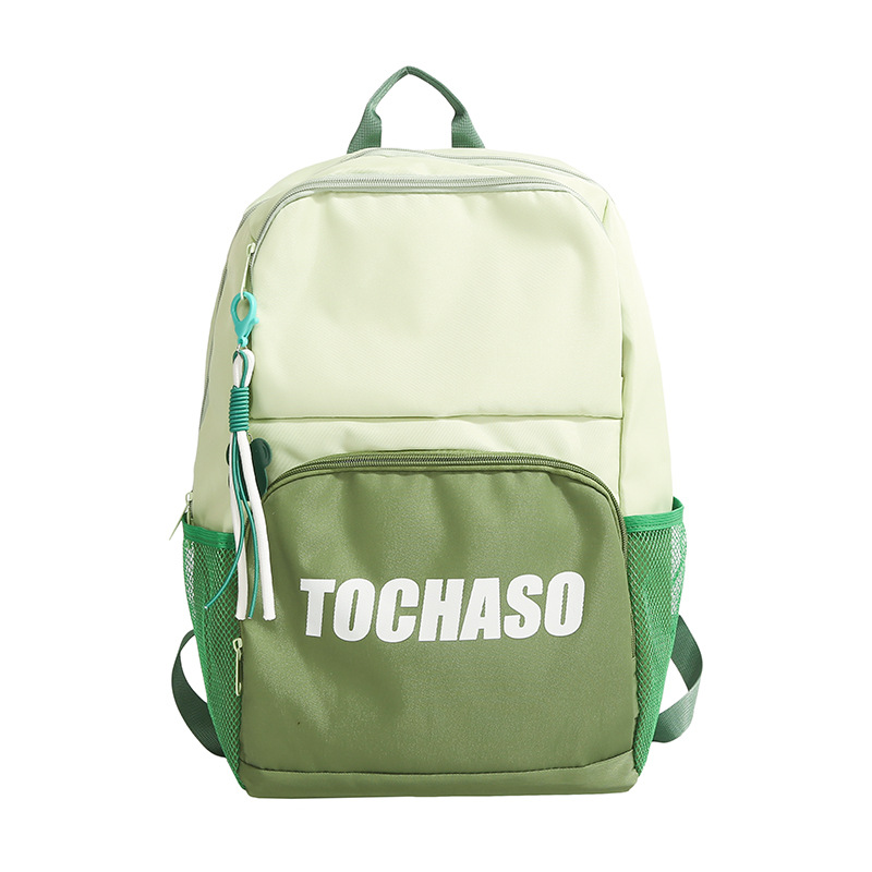Mochila de moda para niños y niñas en contraste, letras de estilo occidental, mochila escolar de escuela primaria de gran capacidad, nueva mochila para niños transfronteriza