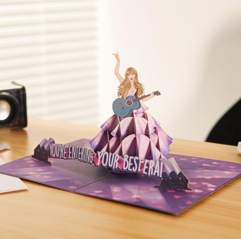 Taylor Swift Birthday Card with Envelop