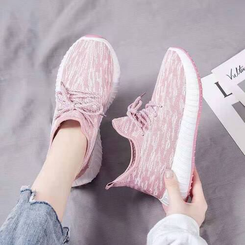  New Feiwei Men's and Women's Sports Shoes Old Beijing Cloth Shoes Korean Style Fashion Casual Shoes Thick Bottom Running Coconut Shoes