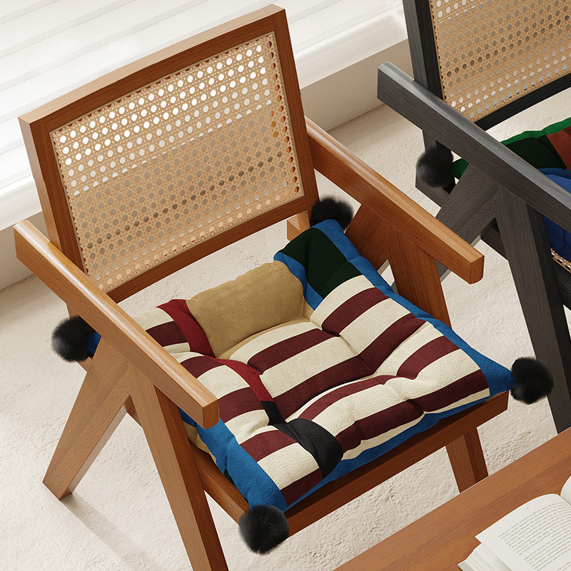 Simple retro americano asiento de asiento de comedor casero invierno invierno caliente aislamiento de aluminio dormitorio asiento de sala de aula cojín