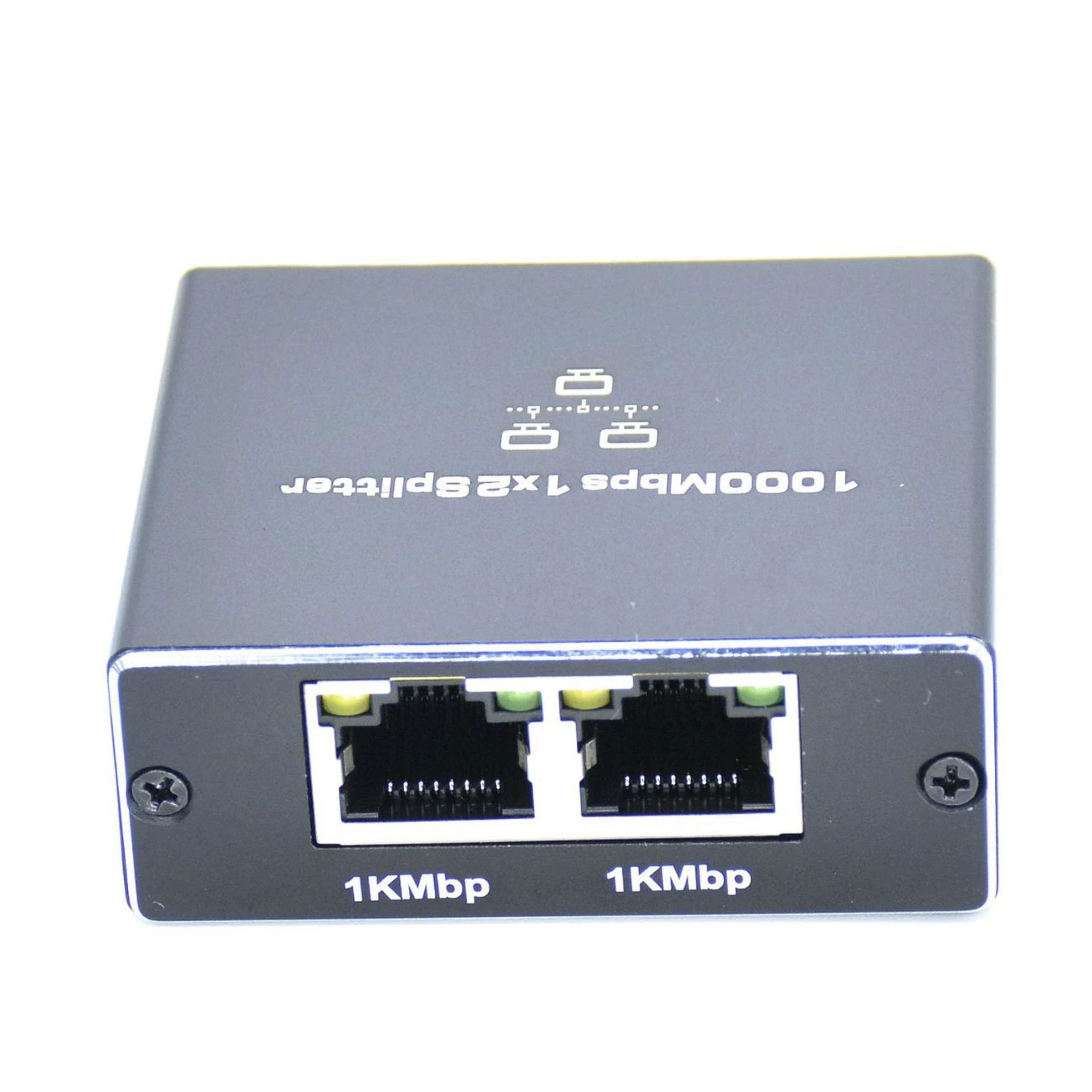 Gigabit network allocation device 1 point 2 broadband route one -point two -point wire RJ45 two computers at the same time at the same time