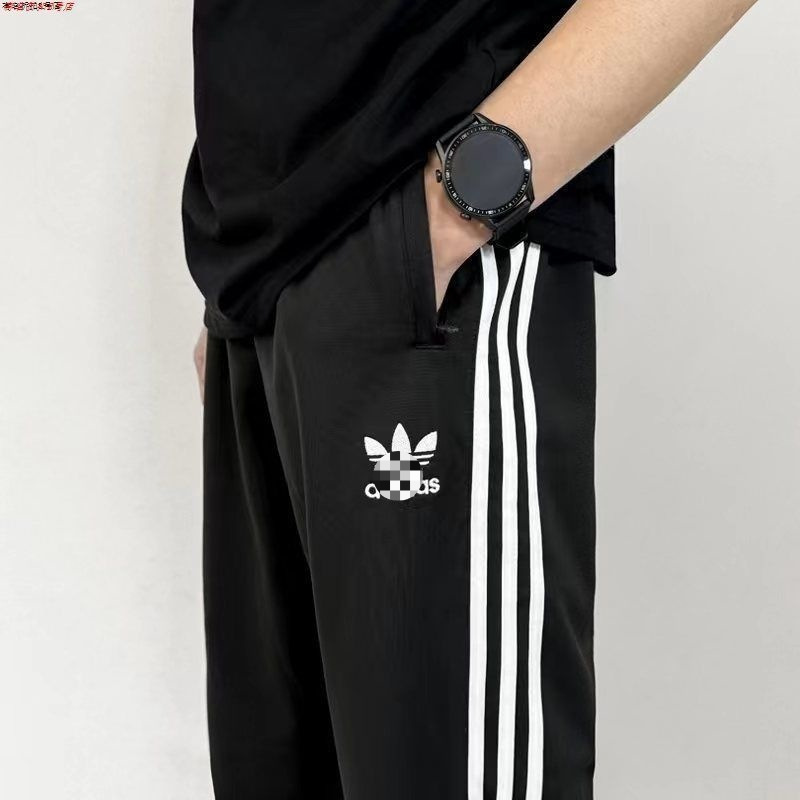 Classic Trefoil Sports Three-Stripe Embroidered Casual Sweatpants Unisex Loose Pants Summer Wholesale