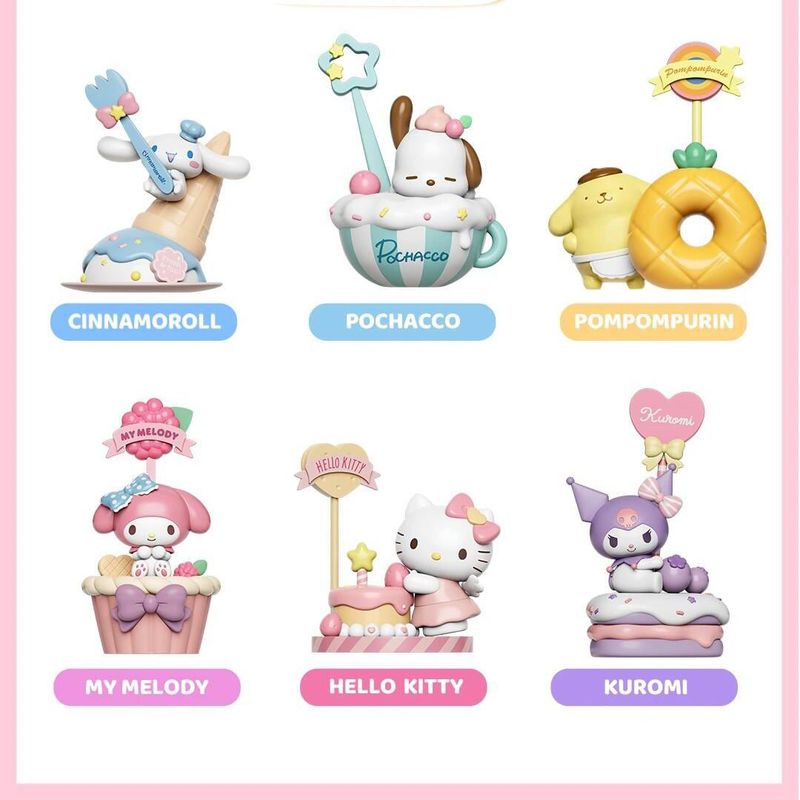 サンリオデザートノートオーナメントブラインドボックスクロミパチャ犬メロディーかわいいフィギュア女の子クロスボーダー卸売|undefined