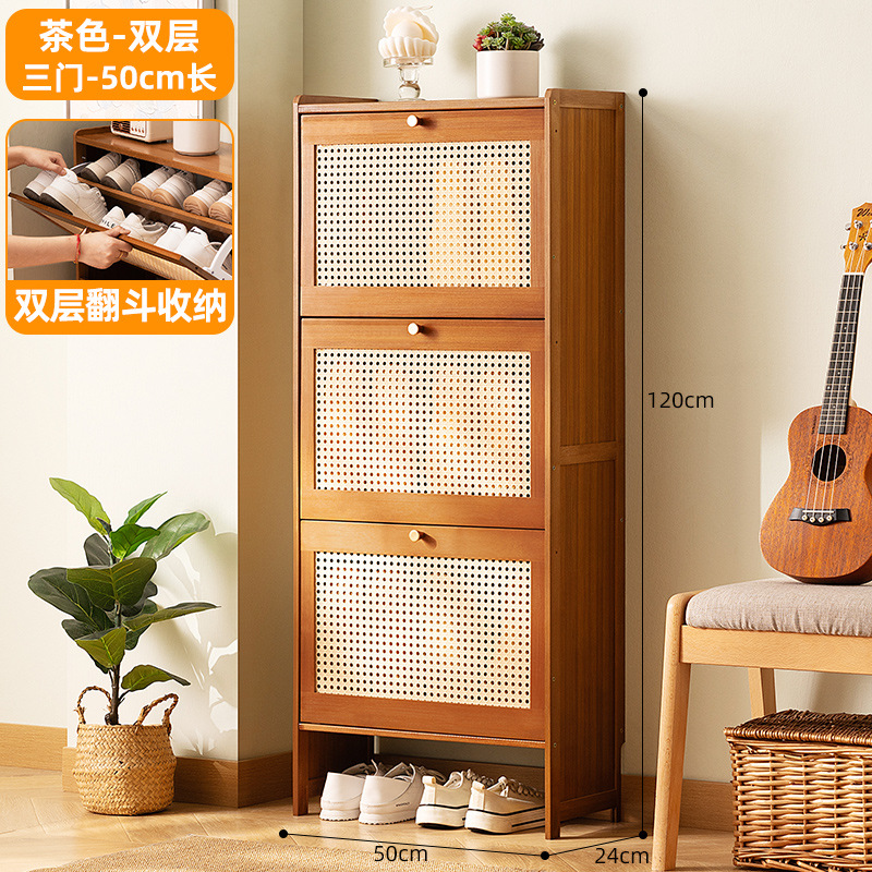 [초박형 24cm] 브라운 더블 레이어 - 도어 3개, 길이 50미터(메쉬 팁 버킷)