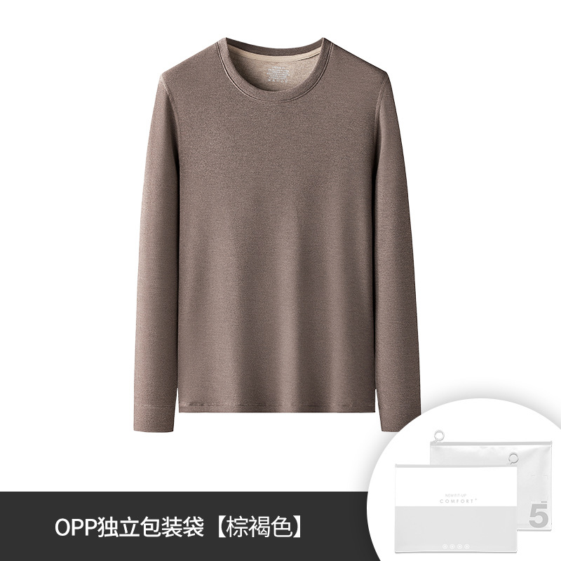 [Contiene seda] Nueva ropa de abrigo de cuello medio alto de lana para mujer transfronteriza de otoño e invierno, color sólido más camisa de fondo grueso de terciopelo