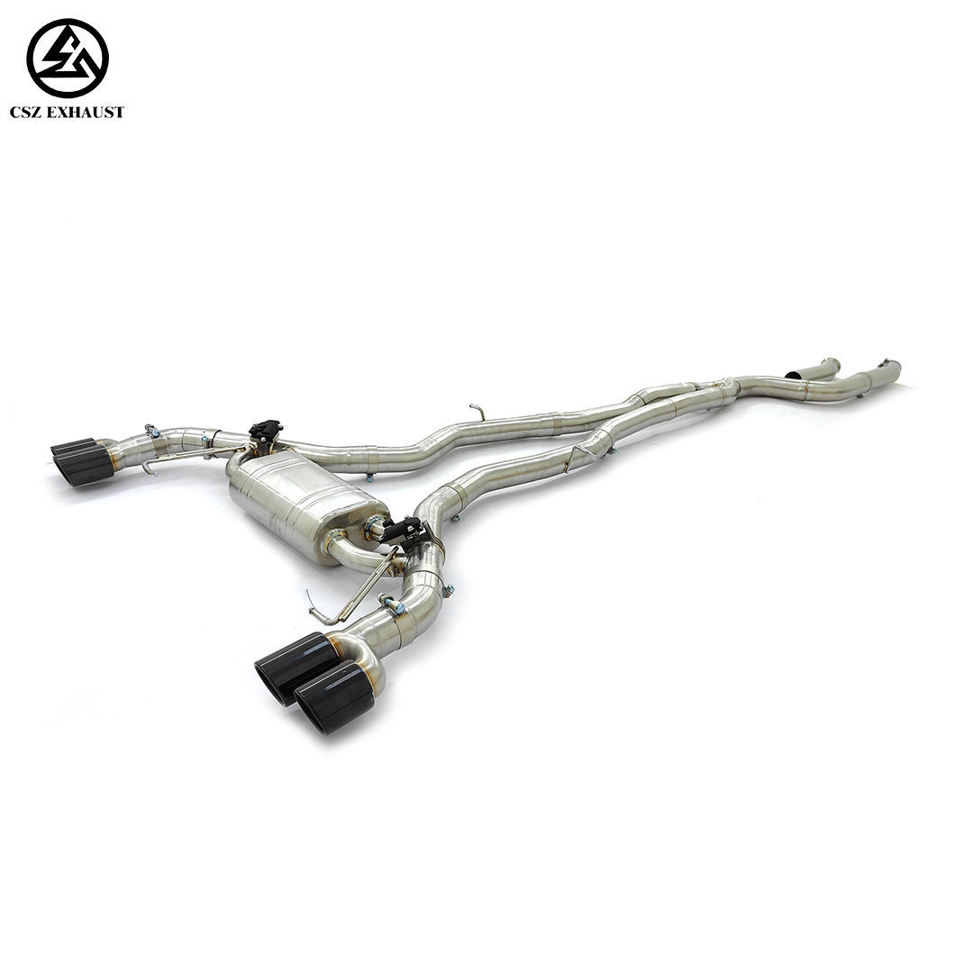 CSZ catback exhaust with stainless steel valve exhaust pipe suitable for BMW X3 M40i G01 X4 B58