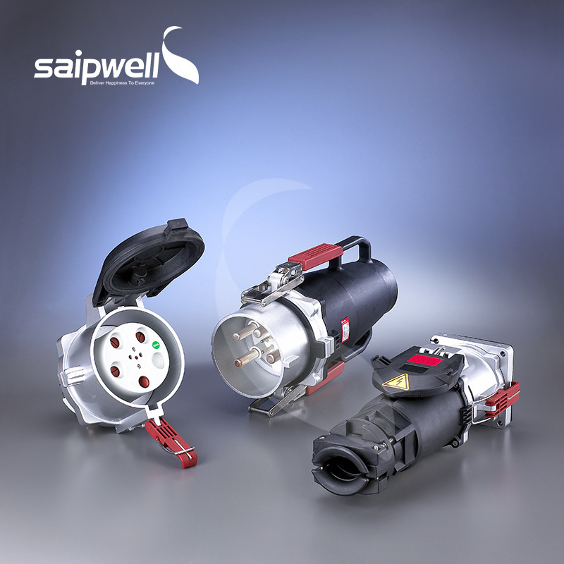 厂家直供SP-75246 5P户外防水防尘防腐插座 200A大电流工业插座