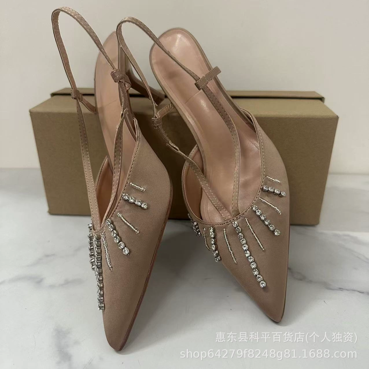 2025 год весна новая стиль pointed toe stiletto высокие каблуки, обтягивающий французский стиль, сексуальные и красивые туфли на пряжке у основания для женщин