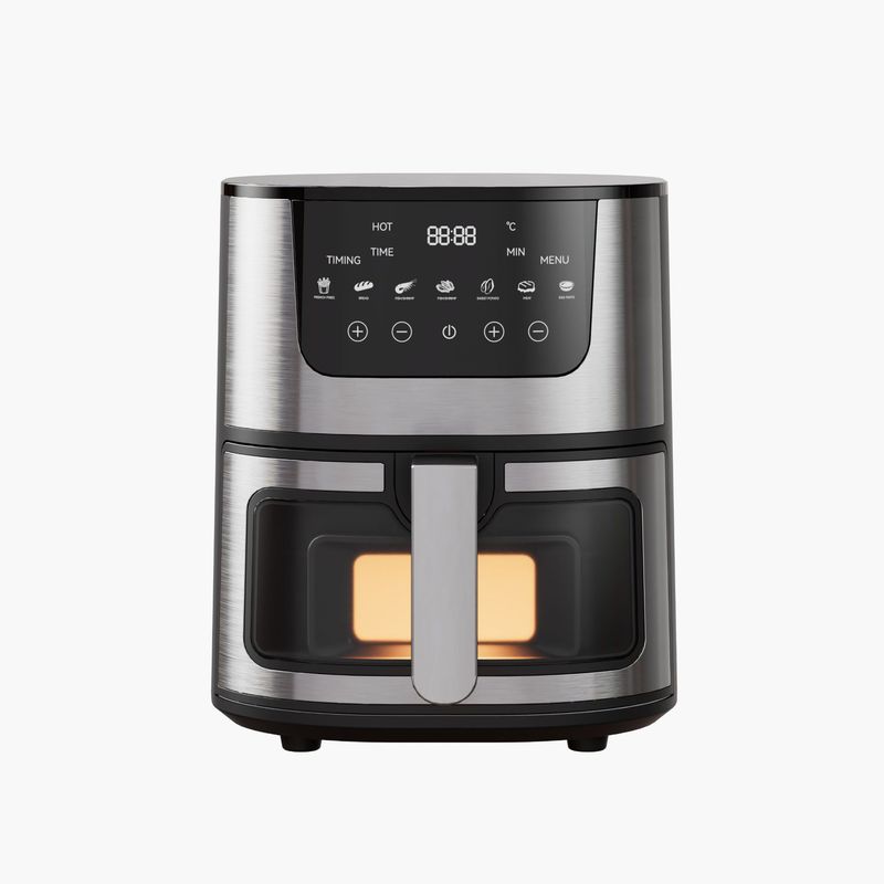 现货可视空气炸锅家用大容量多功能不锈钢空气炸鍋air fryer|undefined