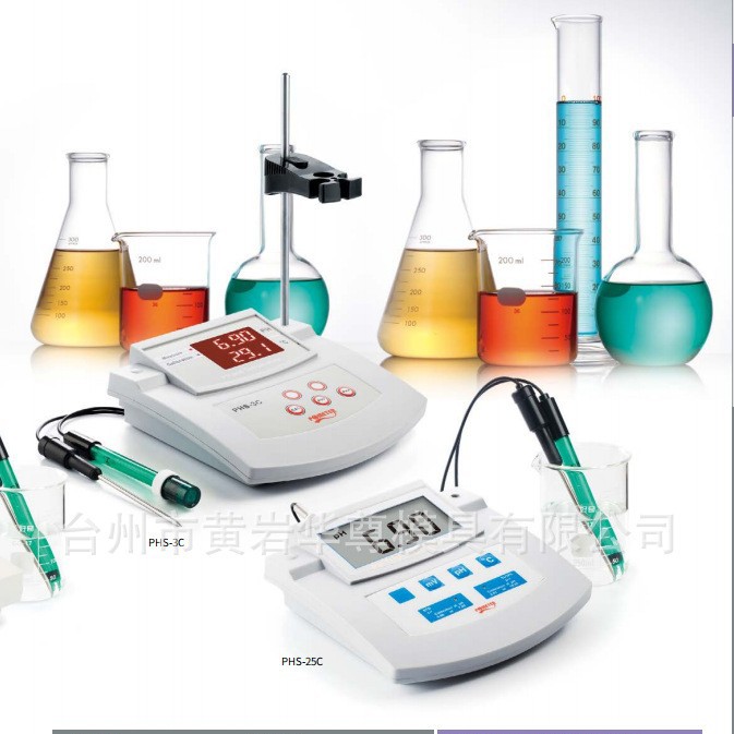 华尊仪器 台式高精度酸度计 / 自动校正酸度与温度计PHS-3C