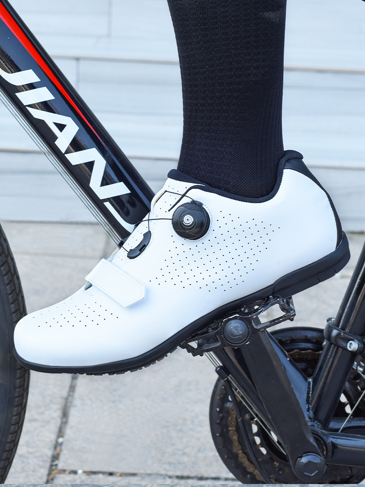 Zapatos de ciclismo sin candado para hombres y mujeres, bicicletas de montaña sin candados, zapatos de carretera de suela dura de cuatro estaciones, equipo de ciclismo image 3