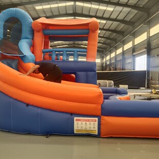 Cross-Border Inflatable Castle Slide Trampoline Shopping Mall Naughty Castle Children's Playground Playground Outdoor Stall Inflatable Castle