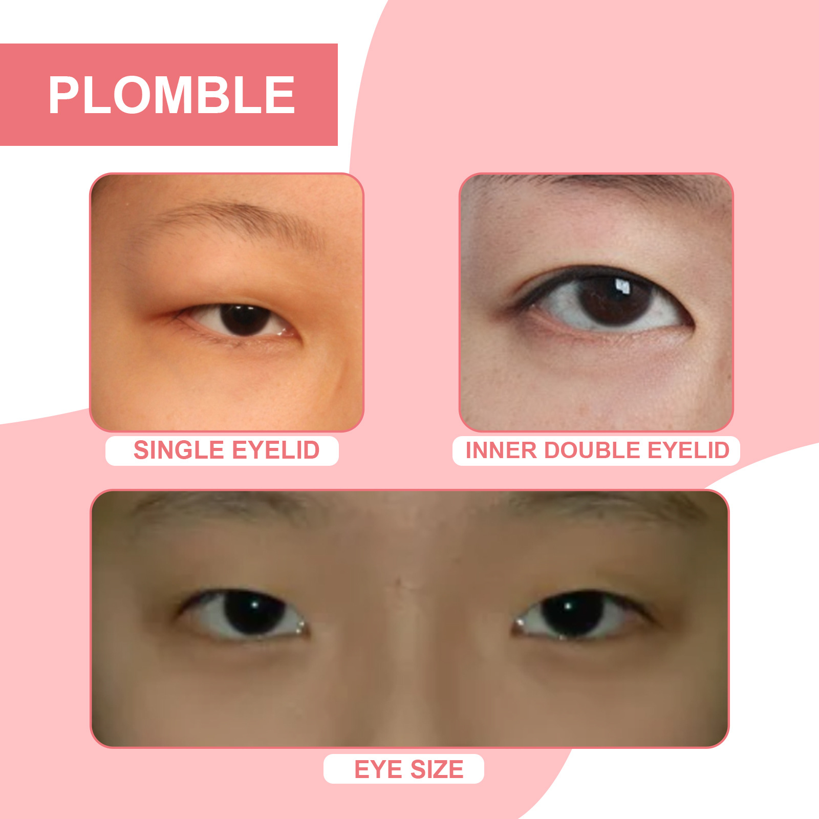 EELHOE double eyelid styling cream Natural invisible traceless long-lasting inner double eyelid enlarging eye shaping cream_voghion.com