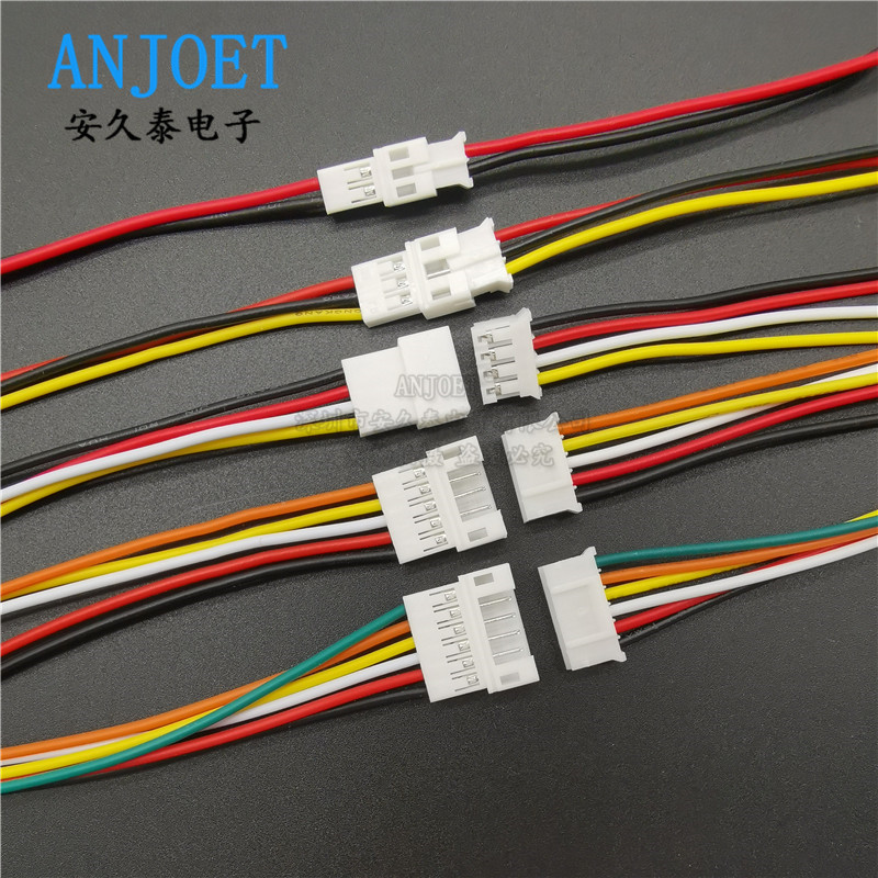 PH2.0 air docking male and female terminal line 2P3P4P5P6Pin male and female plug-in cable spacing 2.0mm PH2.0 air docking male and female terminal line 2P3P4P5P6Pin male and female plug-in cable spacing 2.0mm