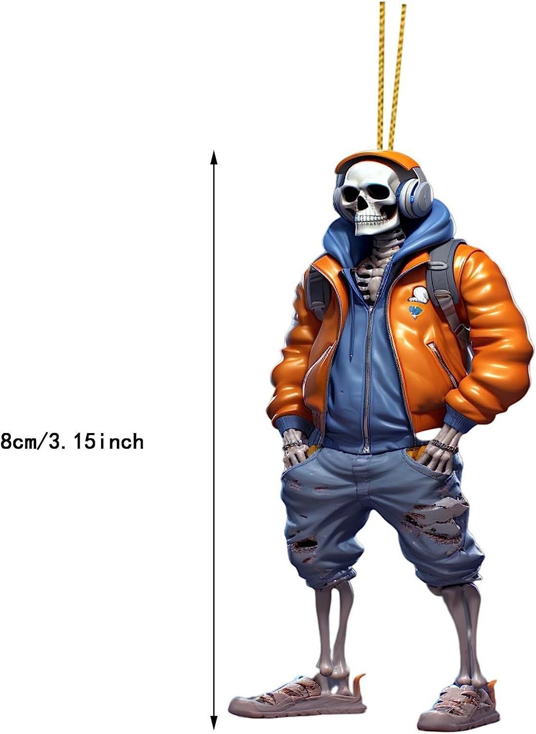 Title 5, Halloween Schädel Auto-Hängeornament