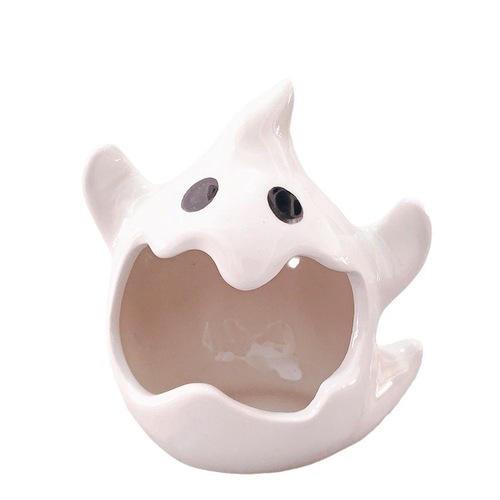 Whimsical Halloween cartoon bat ghost cute ghost candle holder decoration ornament American ceramic living room scented candle