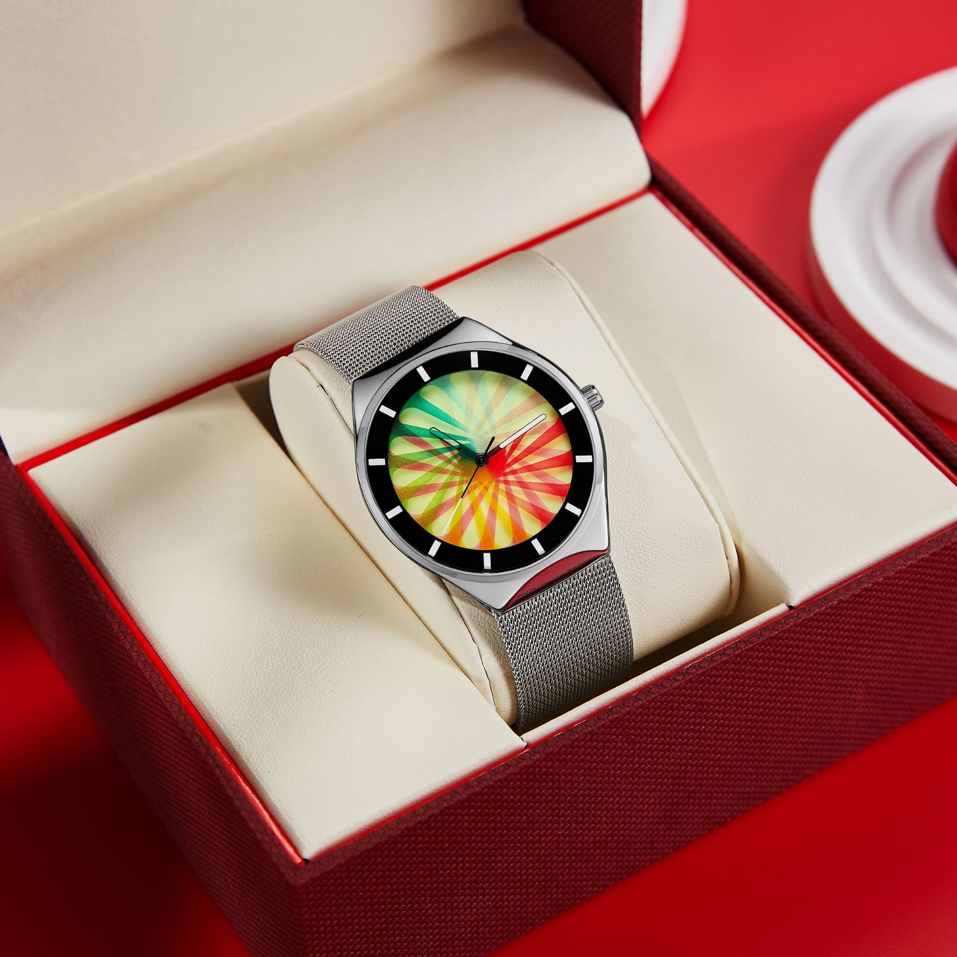 Men's Watch Cross-Border New Style Simple New Concept High-End Mesh Ribbon Fashion Watch Versatile Waterproof Quartz Watch