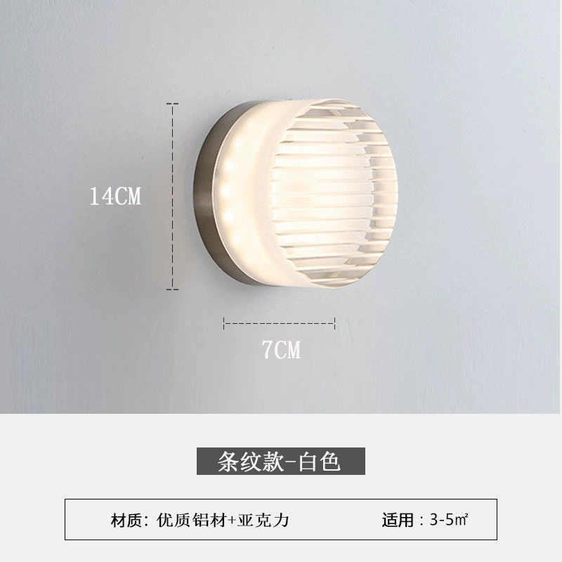 Wall Sconce stainless steel — Modern minimalist crystal wall lamp, 29×9×29 cm, light-luxury style