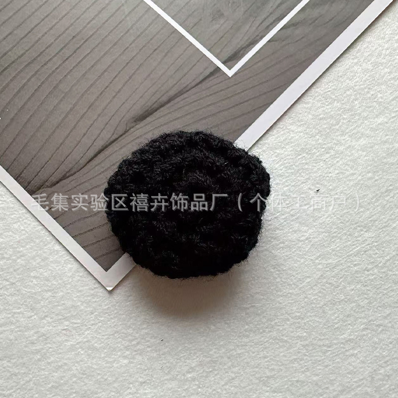 ウールベレー帽 14 センチメートル犬帽子手作りかぎ針編み DIY 人形 10cm 人形ジュエリーアクセサリーアクセサリー|undefined