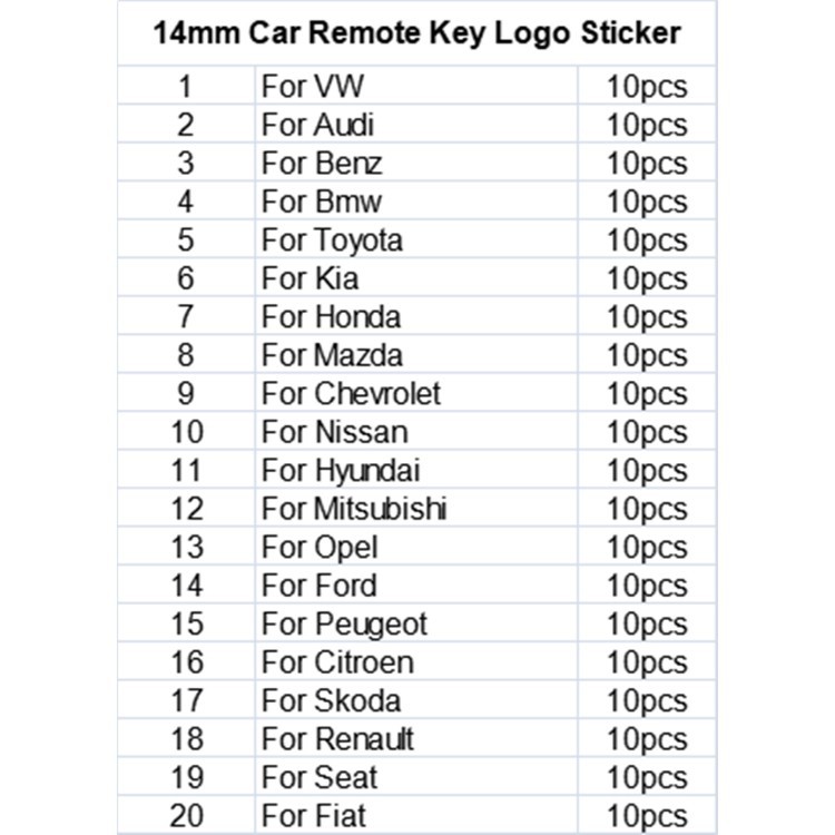 Car remote key blank, KD VVDI JMD Xhorse remote key blank, with box