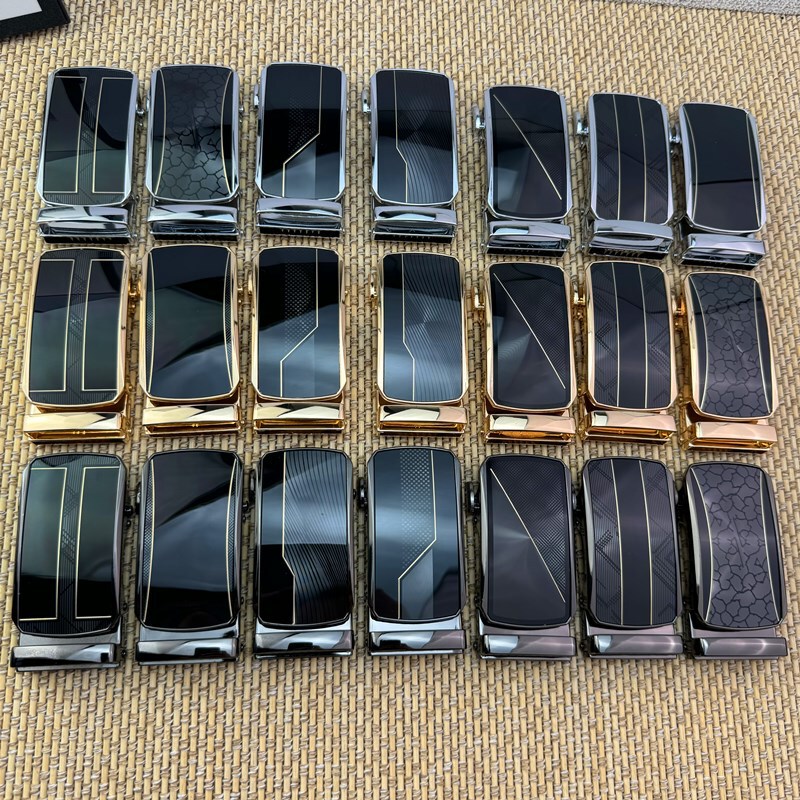 锌合金实心自动扣头皮带腰带头滑道卡齿掐头品牌扣头厂家批发特价|undefined