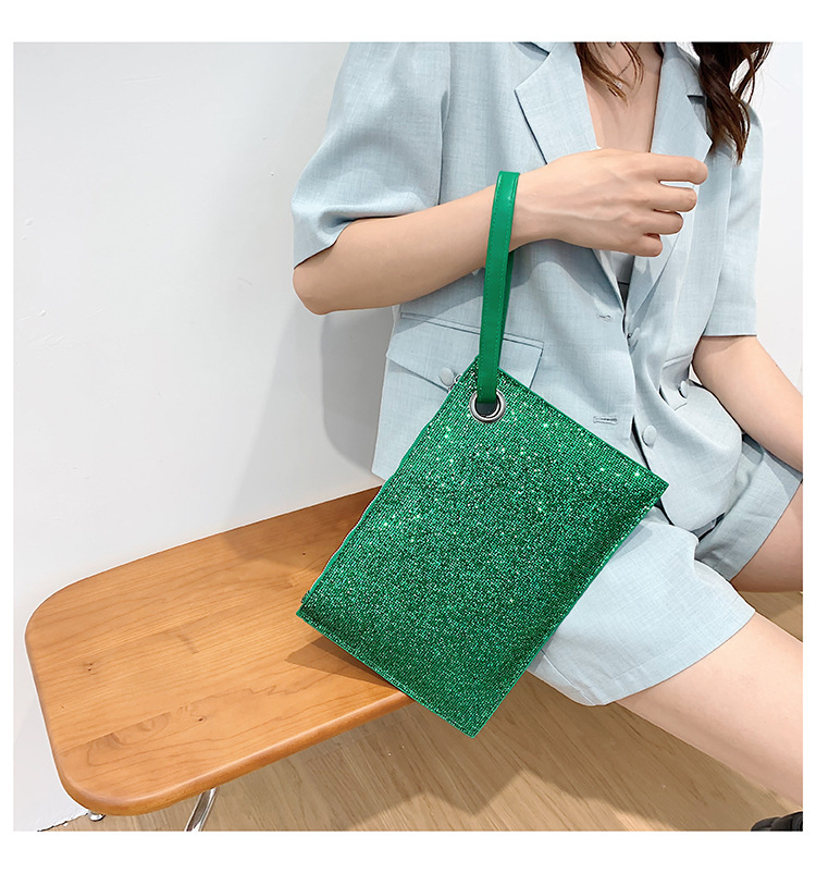 Pu Leather Solid Color Square Evening Bags display picture 2